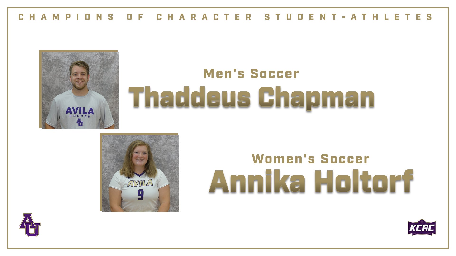 EAGLES REPRESENTED ON KCAC CHAMPIONS OF CHARACTER TEAM